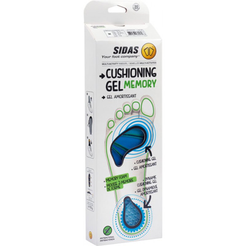 Semelles Sidas Cushioning Gel Memory