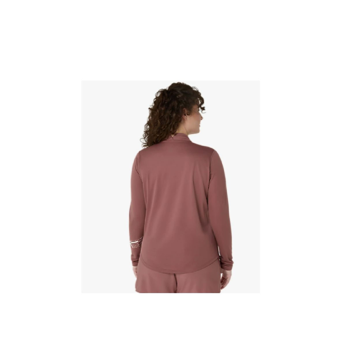 T-Shirts Manches Longues Femme Asics ICON 1/2 ZIP LS TOP