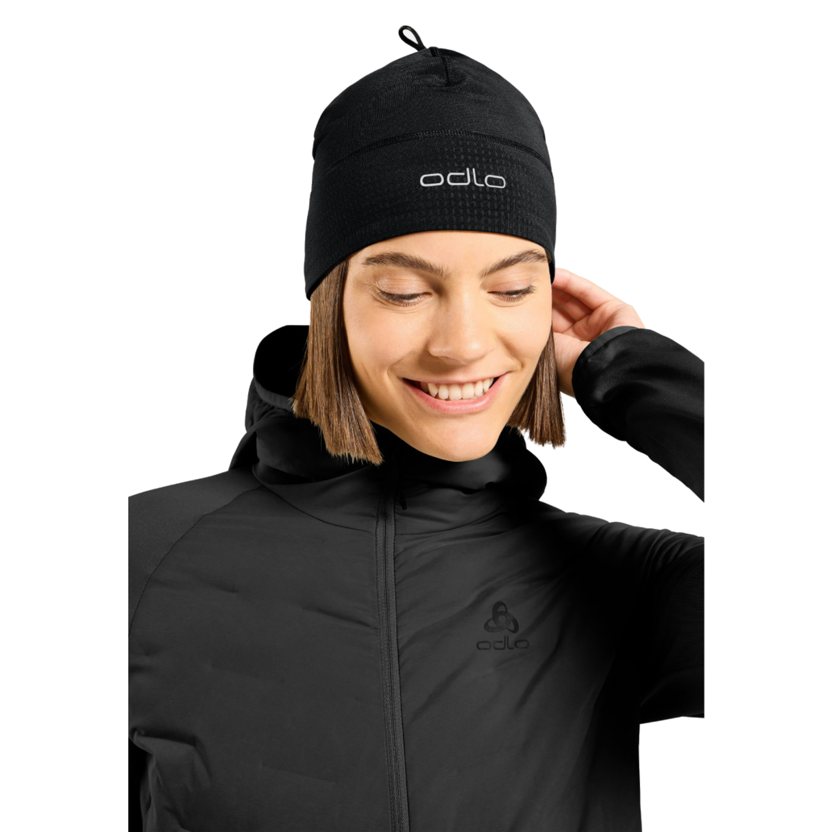 Bonnet Running / Trail Uniexe Polyknit Warm Reflective
