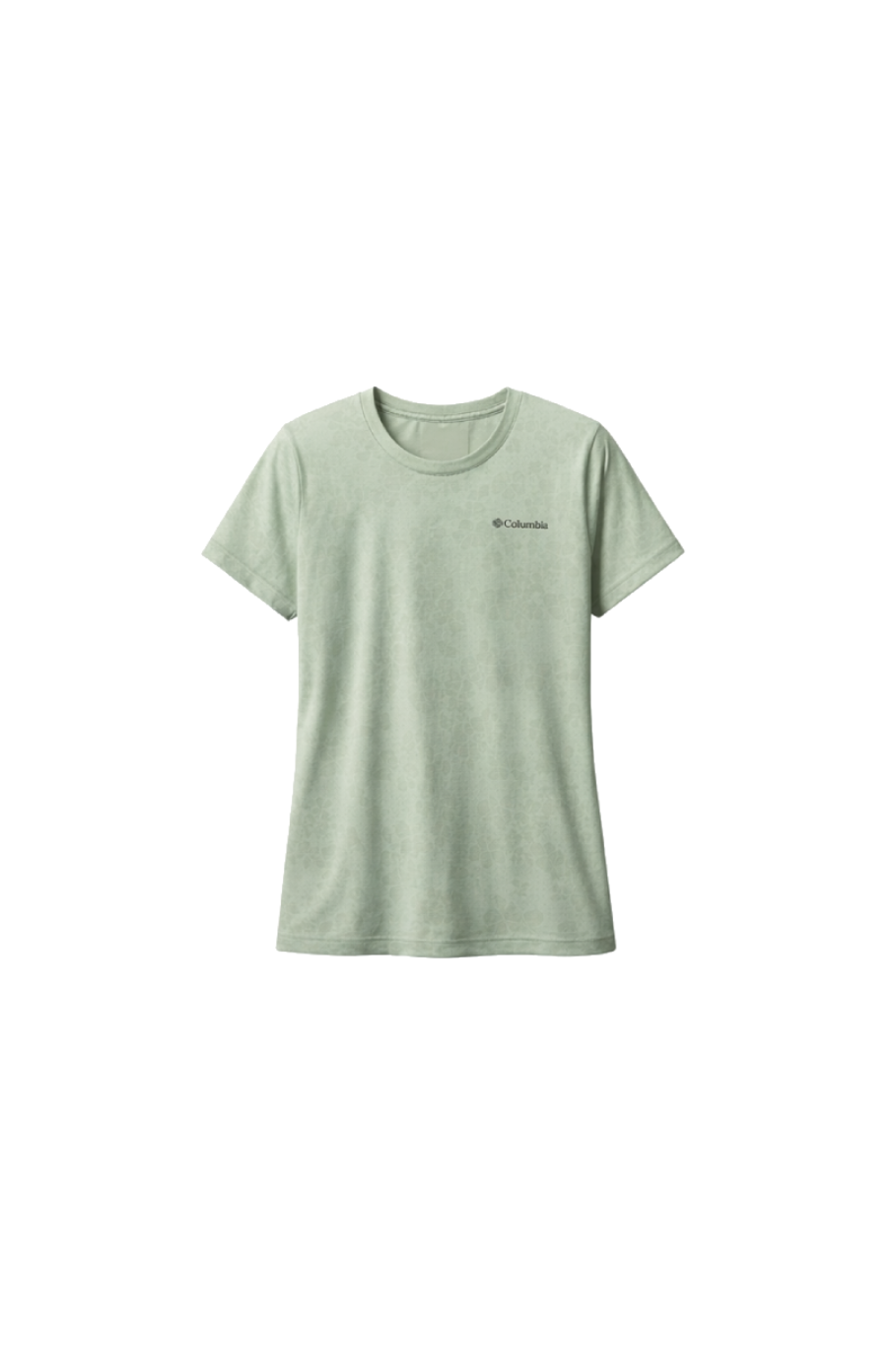 T-Shirt Randonnée Femme Columbia Bluebird Canyon II SS Crew