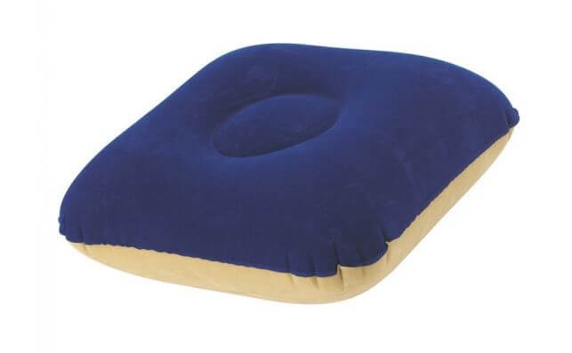 Oreiller Camping Trigano Velours Gonflable