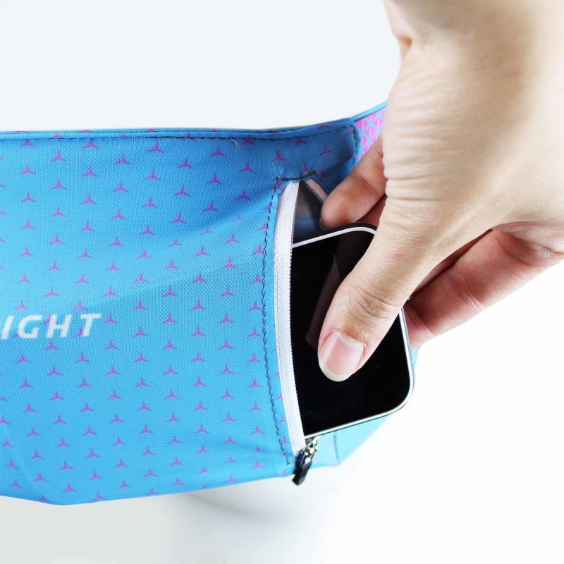 Ceinture Trail Running Raidlight 4 poches Femme Corail