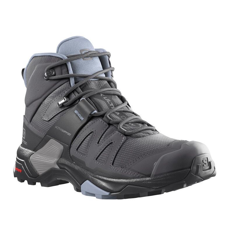 Score Malen radiator Chaussures Randonnée Femme Salomon Ultra 4 Mid GTX gris | Montisport.fr