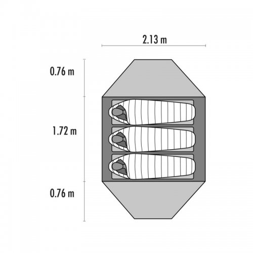 Tente Randonnée MSR Elixir 3 Tent V2 - montisport.fr