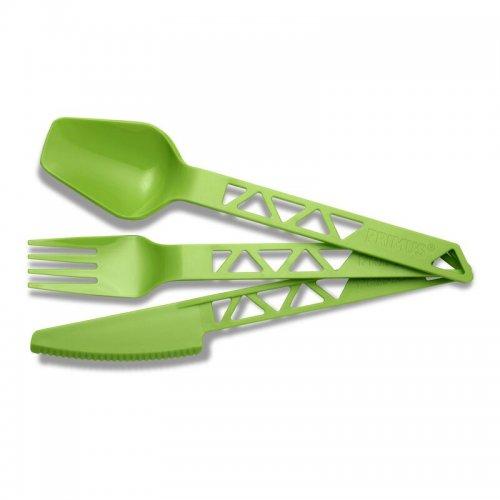 Set de couverts Randonnée Primus TrailCutlery Tritan Vert - montisport.fr