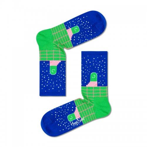 Chaussettes Happy Socks Futur Unknown 3/4 Crew - montisport.fr