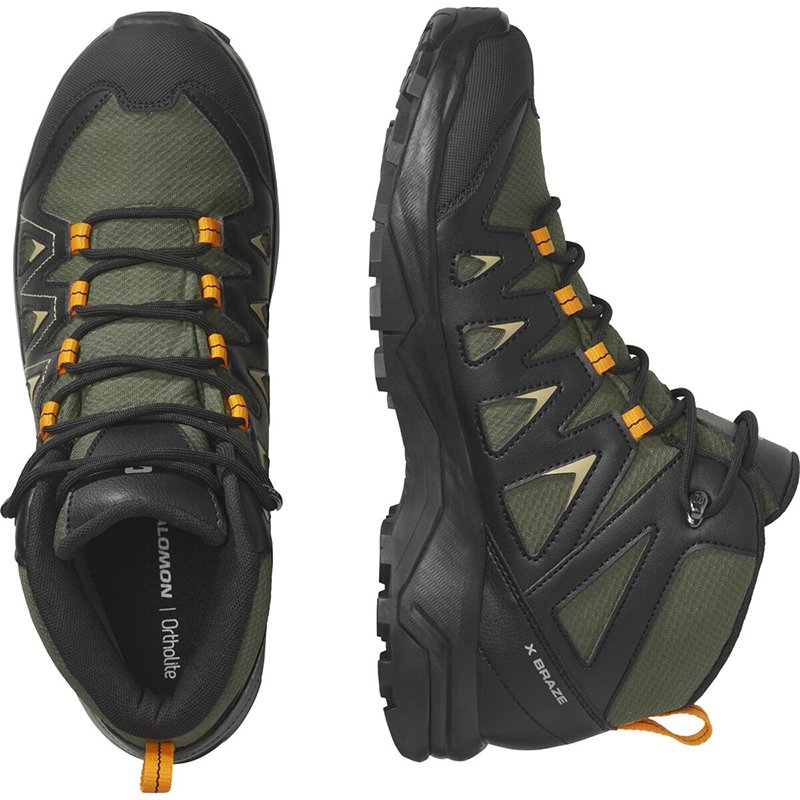 informeel Bron Persoonlijk Chaussures Randonnée Homme Salomon X Braze Mid GTX | Montisport.fr