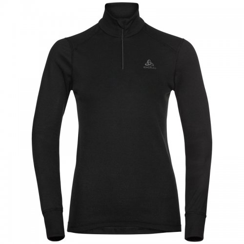 T-Shirt Ski Femme Odlo 1/2 Zip Active Warm Eco - montisport.fr