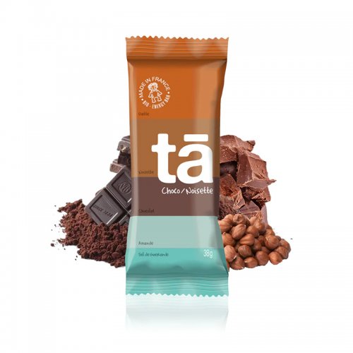 Barre Energétique TA Energy Choco / Noisettes Bio - montisport.fr