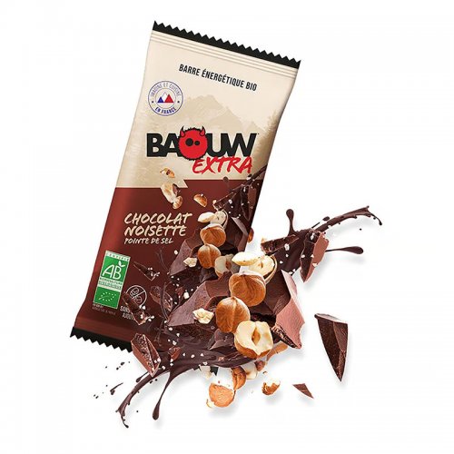 Barre Energétique Running / Trail Baouw Chocolat / Noisette - montisport.fr