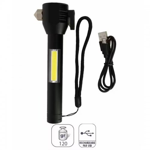 Lampe Torche Rechargeable Randonnée Elementerre Kispiox  - montisport.fr