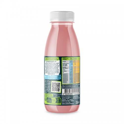 Smoothie Running / Trail Andros Lait de Coco / Fraise / Banane - montisport.fr