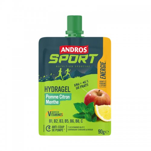 Gourdes Running / Trail Andros Hydragel Pomme / Citron / Menthe - montisport.fr