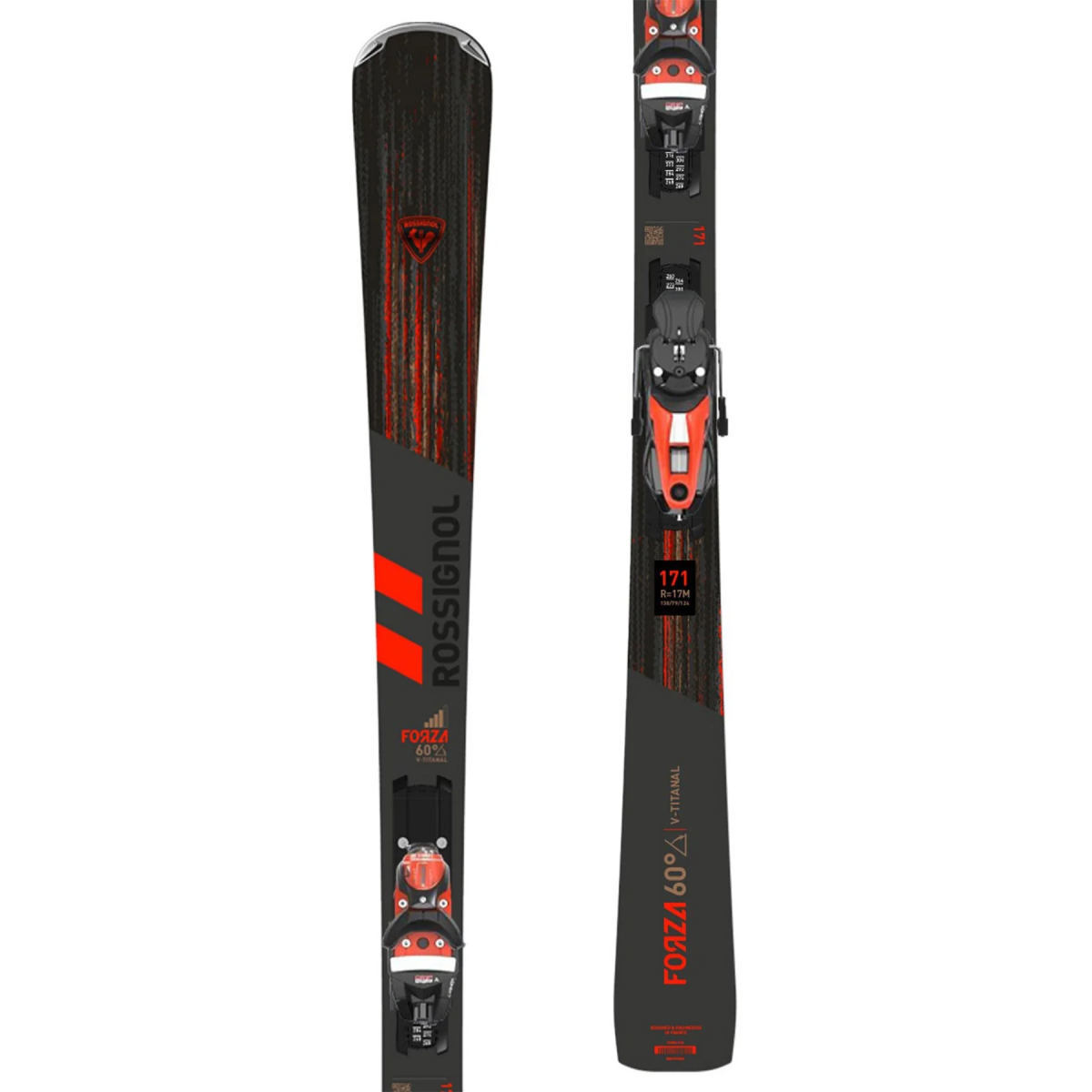 Pack Skis Alpins Rossignol Forza 60° V-TI + NX 12 Konnect
