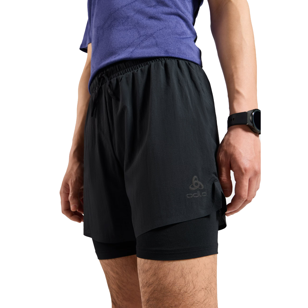 Short Running / Trail Homme Odlo Zeroweight 5 Inch 2 en 1
