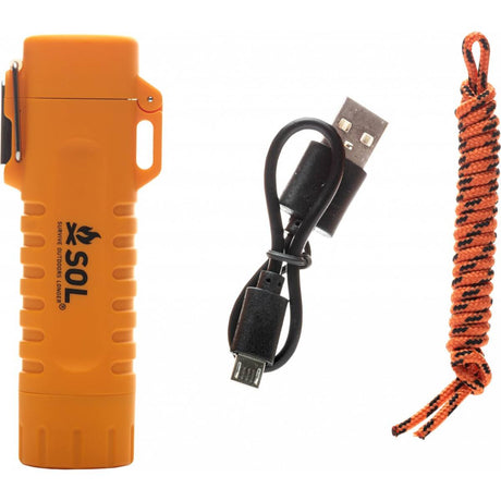 Briquet sans gaz et lampe SOL