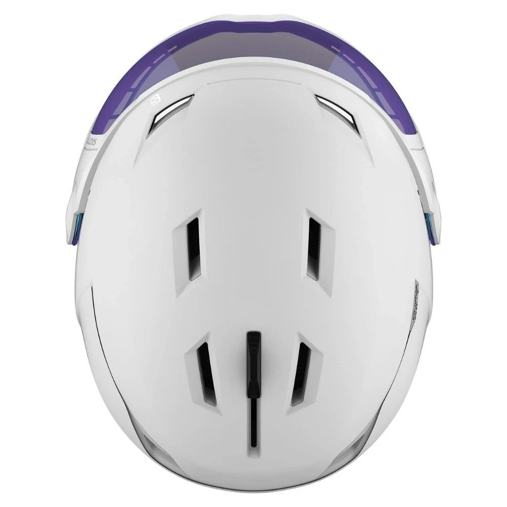 Casque de Ski Femme Salomon Icon LT Visor White