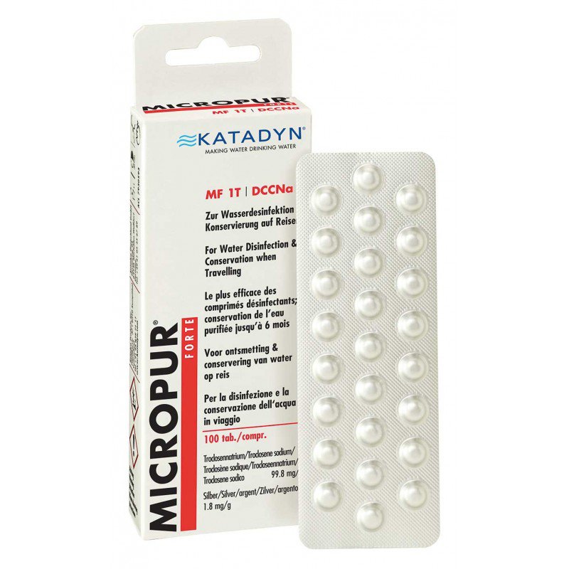Comprimés Randonnée Katadyn Micropur Forte 1T