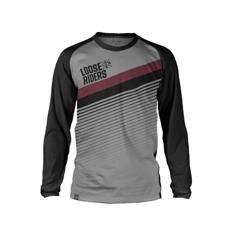 Maillot Manches Longues Vélo Homme Loose Riders Slant Grey